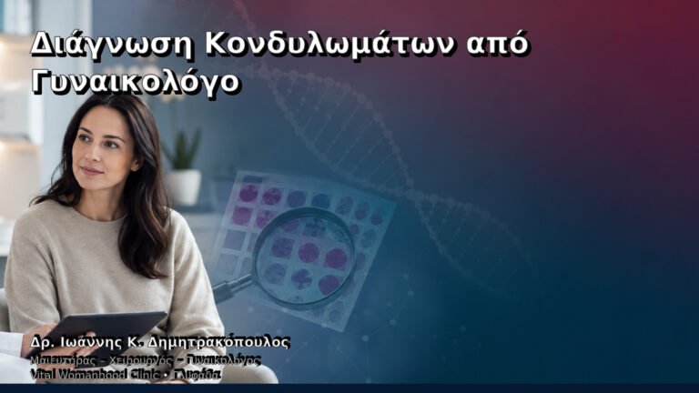 Διάγνωση Κονδυλωμάτων από Γυναικολόγο – Δρ. Ιωάννης Κ. Δημητρακόπουλος