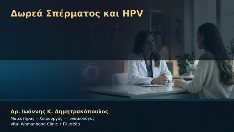 Δωρεά Σπέρματος και HPV – Δρ. Ιωάννης Κ. Δημητρακόπουλος