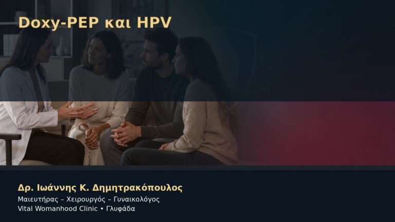 Doxy-PEP και HPV – Δρ. Ιωάννης Κ. Δημητρακόπουλος