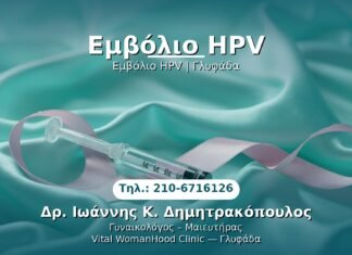 Εμβόλιο HPV PRP Γυναικολογίας — Γλυφάδα | Δρ. Ιωάννης Κ. Δημητρακόπουλος