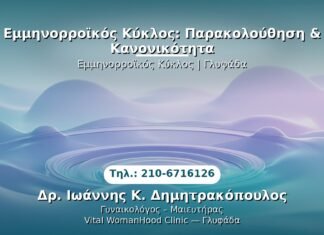 Εμμηνορροϊκός Κύκλος: Παρακολούθηση & Κανονικότητα PRP Γυναικολογίας — Γλυφάδα | Δρ. Ιωάννης Κ. Δημητρακόπουλος