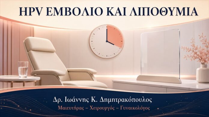 Εμβόλιο HPV και Λιποθυμική Τάση: Πρόληψη μετά τον Εμβολιασμό - Δρ. Ιωάννης Κ. Δημητρακόπουλος