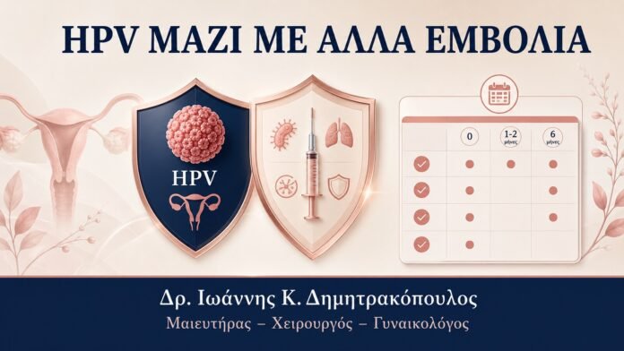 HPV ΜΑΖΙ ΜΕ ΑΛΛΑ ΕΜΒΟΛΙΑ Εμβόλιο HPV μαζί με Άλλα Εμβόλια: Τι Ισχύει για τη Συγχορήγηση - Δρ. Ιωάννης Κ. Δημητρακόπουλος