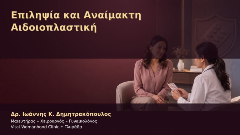 Επιληψία και Αναίμακτη Αιδοιοπλαστική – Δρ. Ιωάννης Κ. Δημητρακόπουλος