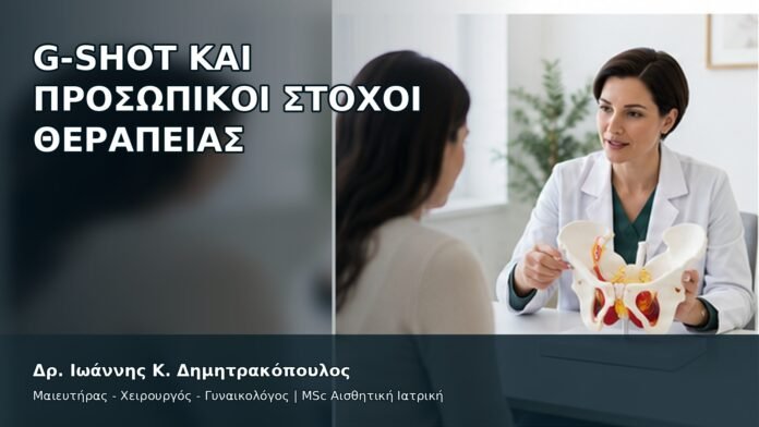 G-Shot και Προσωπικοί Στόχοι Θεραπείας - Δρ. Ιωάννης Κ. Δημητρακόπουλος