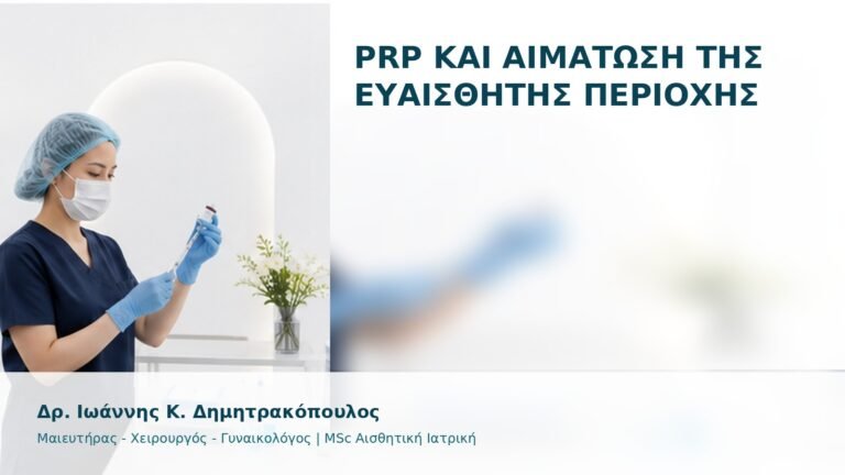 PRP και Αιμάτωση της Ευαίσθητης Περιοχής - Δρ. Ιωάννης Κ. Δημητρακόπουλος