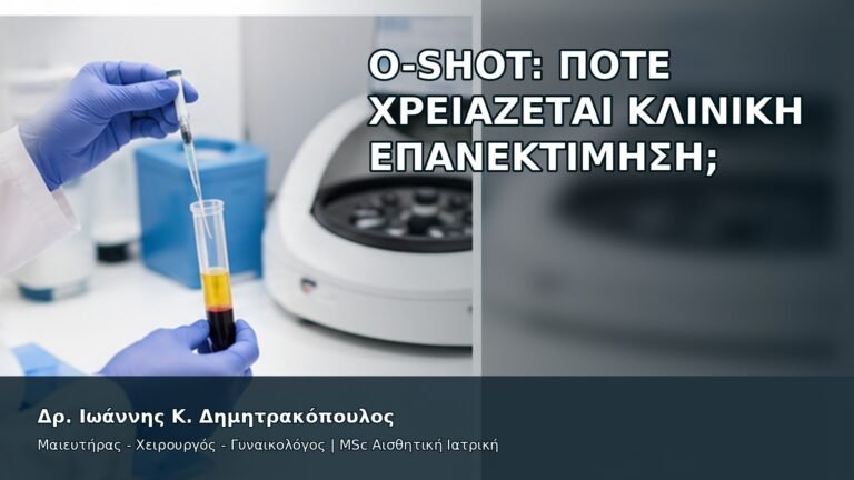 O-Shot: Πότε Χρειάζεται Κλινική Επανεκτίμηση; - Δρ. Ιωάννης Κ. Δημητρακόπουλος
