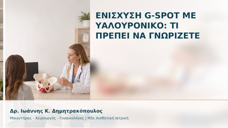 Ενίσχυση G-Spot με Υαλουρονικό: Τι Πρέπει να Γνωρίζετε - Δρ. Ιωάννης Κ. Δημητρακόπουλος