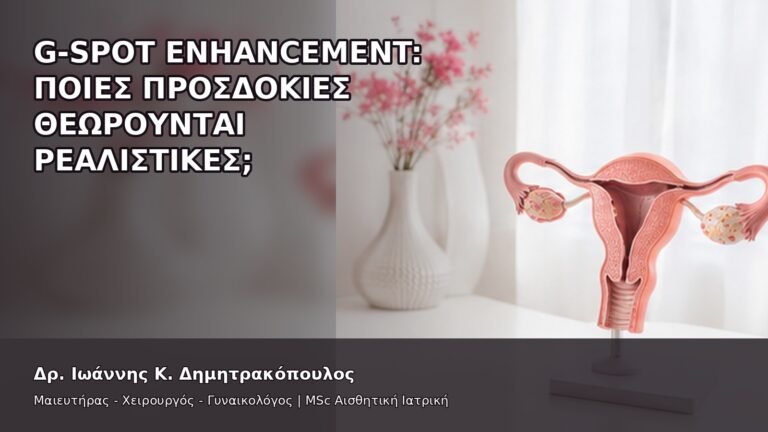 G-Spot Enhancement: Ποιες Προσδοκίες Θεωρούνται Ρεαλιστικές; - Δρ. Ιωάννης Κ. Δημητρακόπουλος