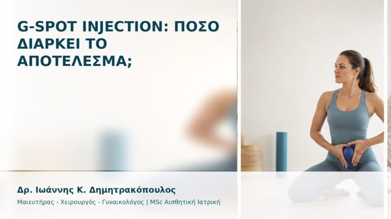 G-Spot Injection: Πόσο Διαρκεί το Αποτέλεσμα; - Δρ. Ιωάννης Κ. Δημητρακόπουλος