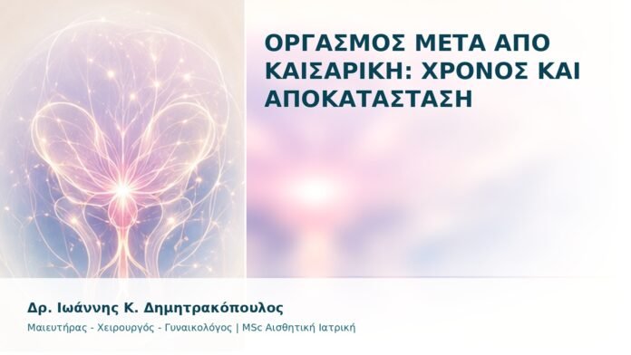 Οργασμός μετά από Καισαρική: Χρόνος και Αποκατάσταση - Δρ. Ιωάννης Κ. Δημητρακόπουλος