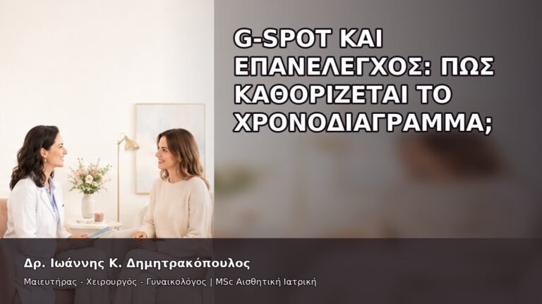 G-Spot και Επανέλεγχος: Πώς Καθορίζεται το Χρονοδιάγραμμα; - Δρ. Ιωάννης Κ. Δημητρακόπουλος