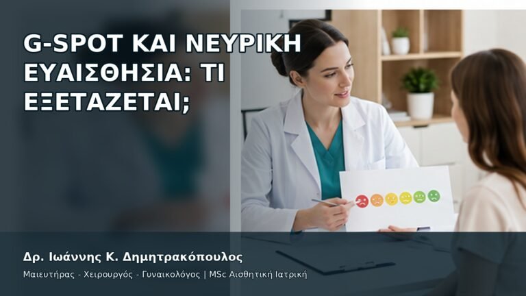 G-Spot και Νευρική Ευαισθησία: Τι Εξετάζεται; - Δρ. Ιωάννης Κ. Δημητρακόπουλος