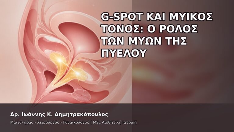 G-Spot και Μυϊκός Τόνος: Ο Ρόλος των Μυών της Πυέλου - Δρ. Ιωάννης Κ. Δημητρακόπουλος