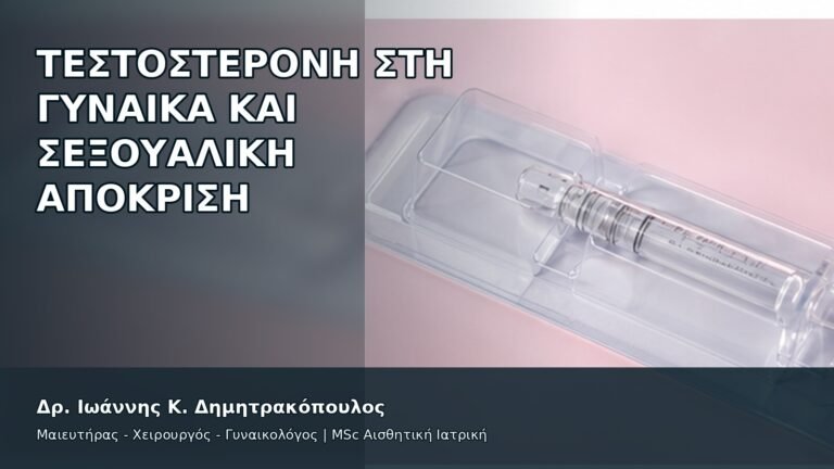 Τεστοστερόνη στη Γυναίκα και Σεξουαλική Απόκριση - Δρ. Ιωάννης Κ. Δημητρακόπουλος