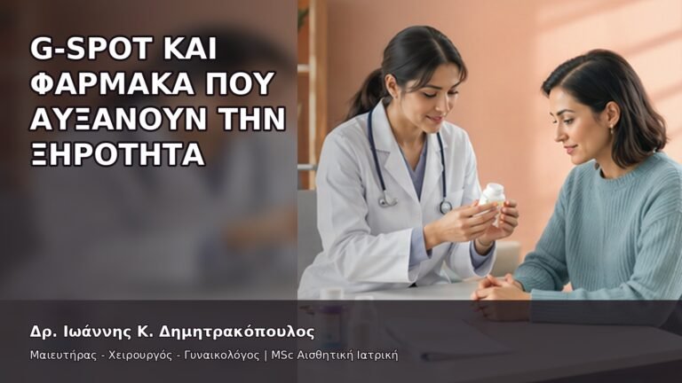 G-Spot και Φάρμακα που Αυξάνουν την Ξηρότητα - Δρ. Ιωάννης Κ. Δημητρακόπουλος
