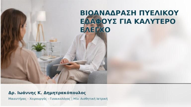 Βιοανάδραση Πυελικού Εδάφους για Καλύτερο Έλεγχο - Δρ. Ιωάννης Κ. Δημητρακόπουλος
