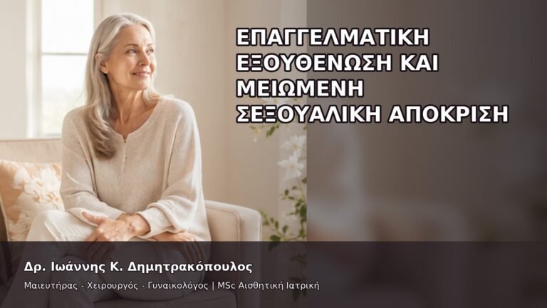 Επαγγελματική Εξουθένωση και Μειωμένη Σεξουαλική Απόκριση - Δρ. Ιωάννης Κ. Δημητρακόπουλος