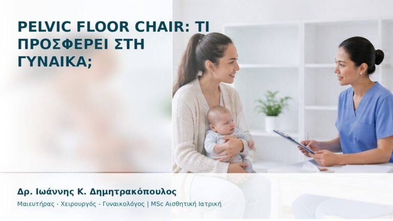 Pelvic Floor Chair: Τι Προσφέρει στη Γυναίκα; - Δρ. Ιωάννης Κ. Δημητρακόπουλος