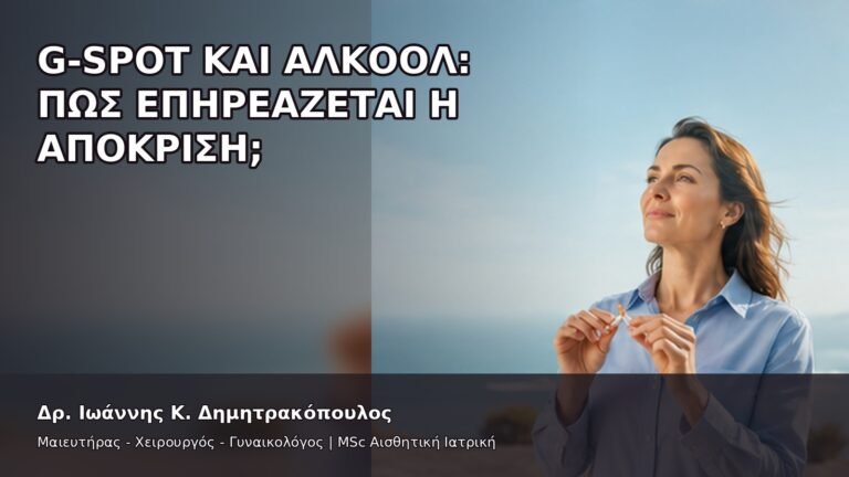 G-Spot και Αλκοόλ: Πώς Επηρεάζεται η Απόκριση; - Δρ. Ιωάννης Κ. Δημητρακόπουλος