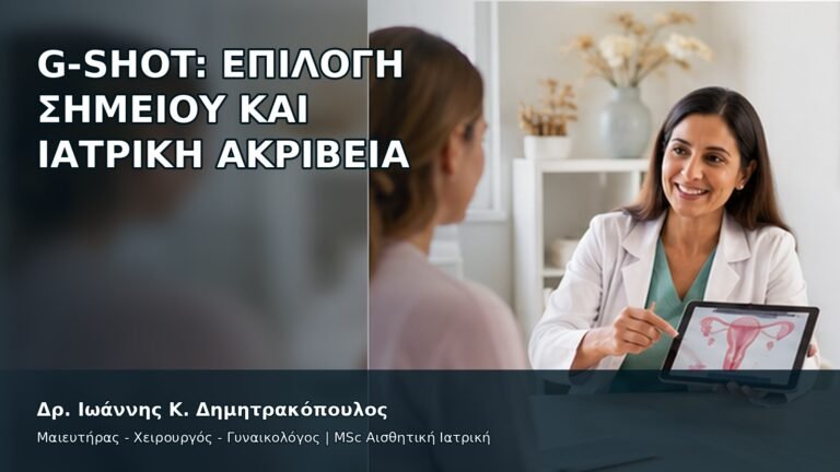 G-Shot: Επιλογή Σημείου και Ιατρική Ακρίβεια - Δρ. Ιωάννης Κ. Δημητρακόπουλος