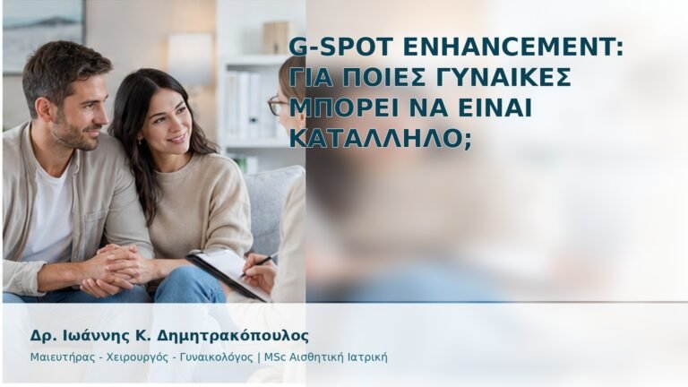 G-Spot Enhancement: Για Ποιες Γυναίκες Μπορεί να Είναι Κατάλληλο; - Δρ. Ιωάννης Κ. Δημητρακόπουλος
