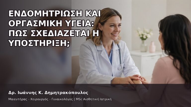 Ενδομητρίωση και Οργασμική Υγεία: Πώς Σχεδιάζεται η Υποστήριξη; - Δρ. Ιωάννης Κ. Δημητρακόπουλος