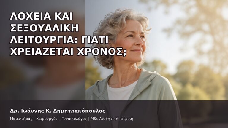 Λοχεία και Σεξουαλική Λειτουργία: Γιατί Χρειάζεται Χρόνος; - Δρ. Ιωάννης Κ. Δημητρακόπουλος