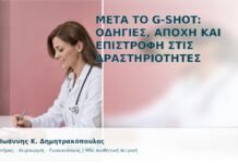 Μετά το G-Shot: Οδηγίες, Αποχή και Επιστροφή στις Δραστηριότητες Μετά το G-Shot: Οδηγίες, Αποχή και Επιστροφή στις Δραστηριότητες - Δρ. Ιωάννης Κ. Δημητρακόπουλος