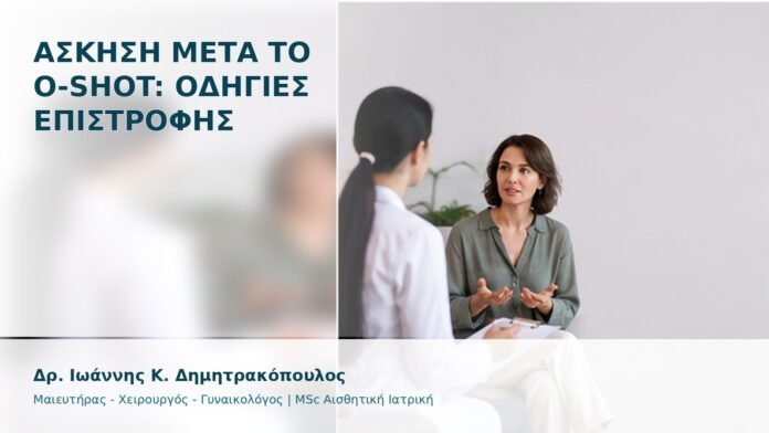 Άσκηση μετά το O-Shot: Οδηγίες Επιστροφής - Δρ. Ιωάννης Κ. Δημητρακόπουλος