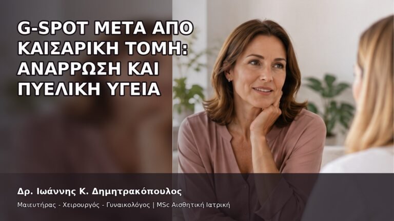 G-Spot μετά από Καισαρική Τομή: Ανάρρωση και Πυελική Υγεία - Δρ. Ιωάννης Κ. Δημητρακόπουλος