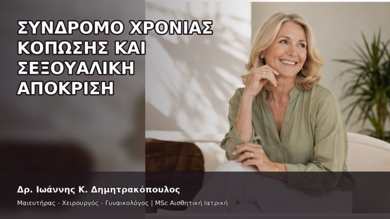 Σύνδρομο Χρόνιας Κόπωσης και Σεξουαλική Απόκριση - Δρ. Ιωάννης Κ. Δημητρακόπουλος