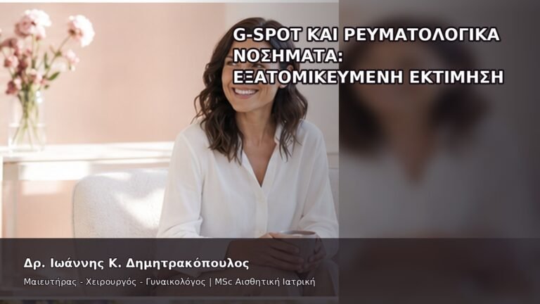 G-Spot και Ρευματολογικά Νοσήματα: Εξατομικευμένη Εκτίμηση - Δρ. Ιωάννης Κ. Δημητρακόπουλος