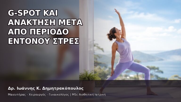 G-Spot και Ανάκτηση μετά από Περίοδο Έντονου Στρες - Δρ. Ιωάννης Κ. Δημητρακόπουλος