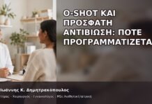 O-Shot και Πρόσφατη Αντιβίωση: Πότε Προγραμματίζεται; - Δρ. Ιωάννης Κ. Δημητρακόπουλος