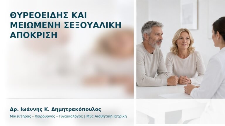 Θυρεοειδής και Μειωμένη Σεξουαλική Απόκριση - Δρ. Ιωάννης Κ. Δημητρακόπουλος