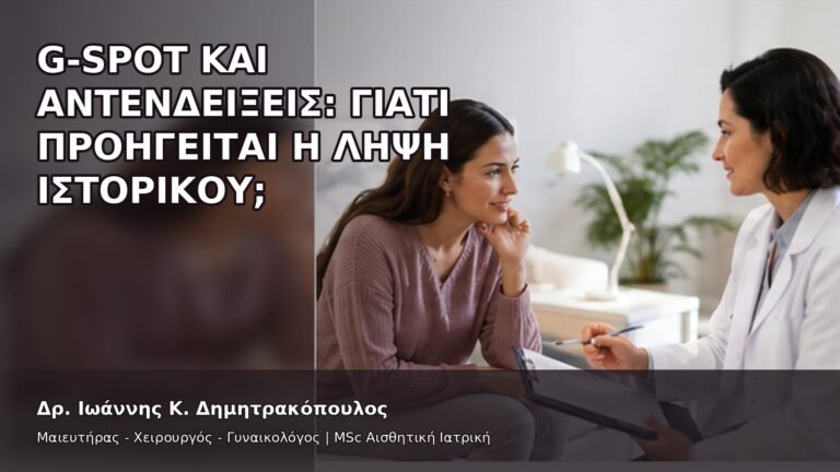 G-Spot και Αντενδείξεις: Γιατί Προηγείται η Λήψη Ιστορικού; - Δρ. Ιωάννης Κ. Δημητρακόπουλος