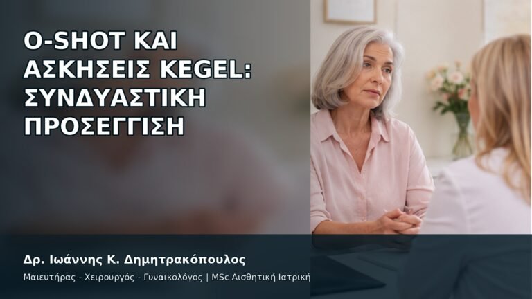 O-Shot και Ασκήσεις Kegel: Συνδυαστική Προσέγγιση - Δρ. Ιωάννης Κ. Δημητρακόπουλος