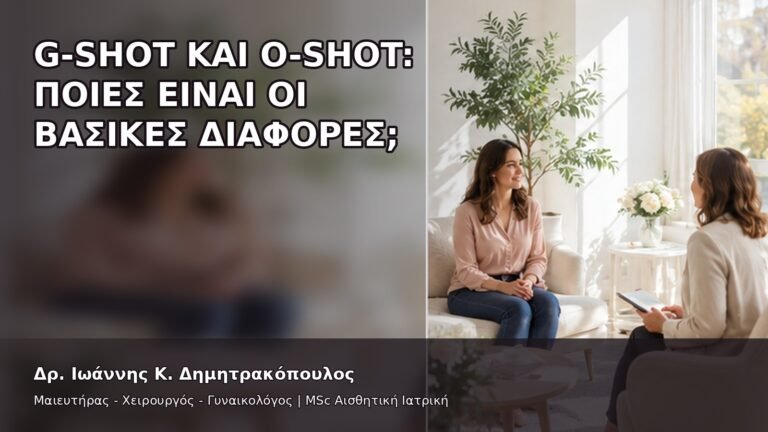 G-Shot και O-Shot: Ποιες Είναι οι Βασικές Διαφορές; - Δρ. Ιωάννης Κ. Δημητρακόπουλος