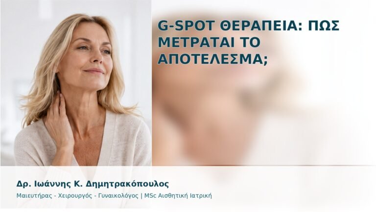 G-Spot Θεραπεία: Πώς Μετράται το Αποτέλεσμα; - Δρ. Ιωάννης Κ. Δημητρακόπουλος