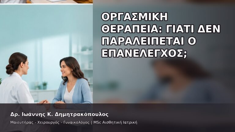 Οργασμική Θεραπεία: Γιατί Δεν Παραλείπεται ο Επανέλεγχος; - Δρ. Ιωάννης Κ. Δημητρακόπουλος