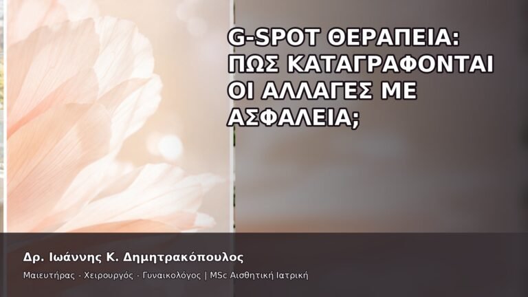 G-Spot Θεραπεία: Πώς Καταγράφονται οι Αλλαγές με Ασφάλεια; - Δρ. Ιωάννης Κ. Δημητρακόπουλος