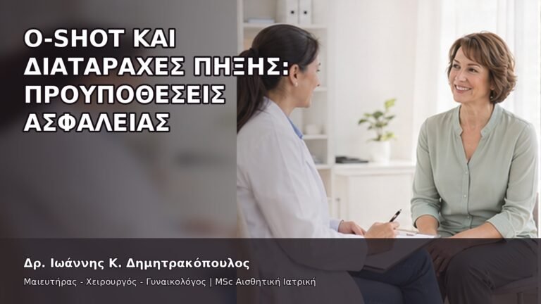 O-Shot και Διαταραχές Πήξης: Προϋποθέσεις Ασφάλειας - Δρ. Ιωάννης Κ. Δημητρακόπουλος