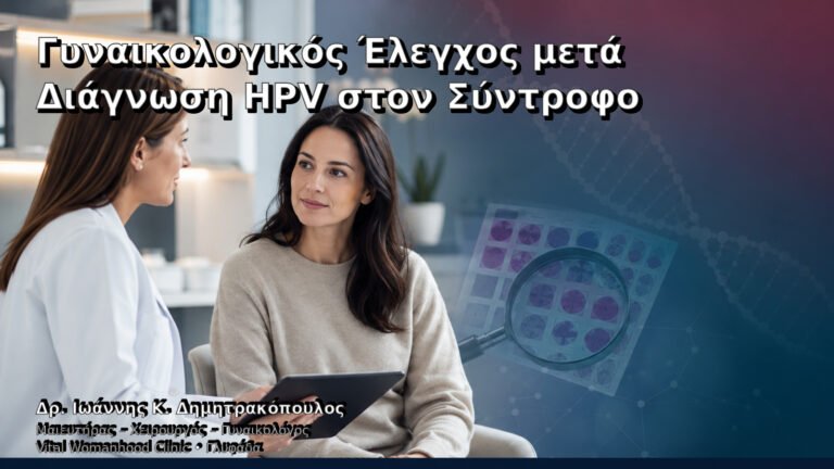 Γυναικολογικός Έλεγχος μετά Διάγνωση HPV στον Σύντροφο – Δρ. Ιωάννης Κ. Δημητρακόπουλος