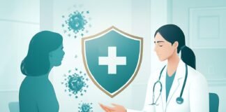 Premium ιατρικό εξώφυλλο για HPV και κονδυλώματα με ουδέτερο γυναικολογικό θέμα