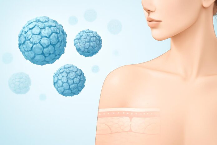 HPV και κονδυλώματα: συμπτώματα, μετάδοση και πότε χρειάζεται εξέταση Ιατρικό εξώφυλλο με αφηρημένη απεικόνιση του ιού HPV σε σύγχρονο φωτεινό ιατρικό περιβάλλον