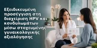 Ιατρικό cover για Εξειδικευμένη προσέγγιση στη διαχείριση HPV και κονδυλωμάτων μέσω στοχευμένης γυναικολογικής αξιολόγησης