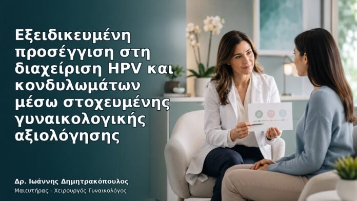 Ιατρικό cover για Εξειδικευμένη προσέγγιση στη διαχείριση HPV και κονδυλωμάτων μέσω στοχευμένης γυναικολογικής αξιολόγησης