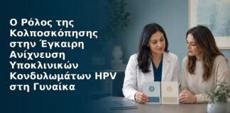 Ιατρικό cover για Ο Ρόλος της Κολποσκόπησης στην Έγκαιρη Ανίχνευση Υποκλινικών Κονδυλωμάτων HPV στη Γυναίκα