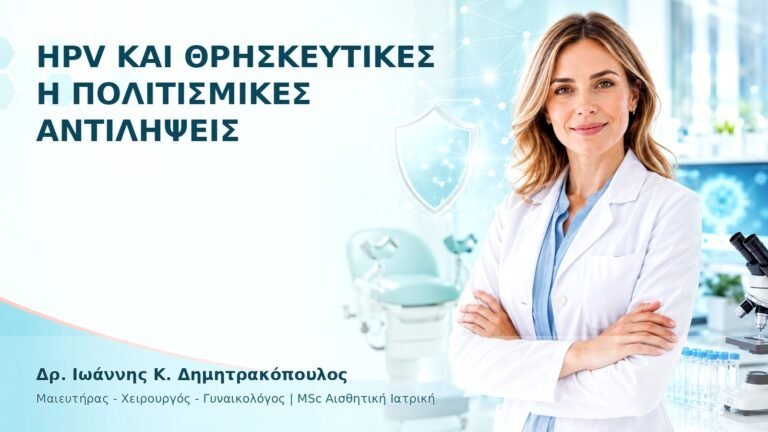HPV και Θρησκευτικές ή Πολιτισμικές Αντιλήψεις - Δρ. Ιωάννης Κ. Δημητρακόπουλος